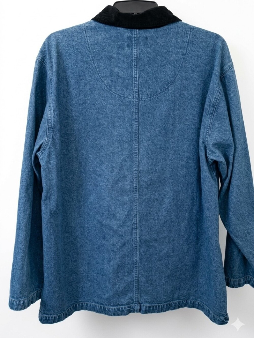 EUC Christopher & Banks Jean Jacket Sz L Embroidered. Cottage Core Teacher - Picture 3 of 9